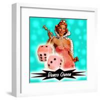 American Bunco Queen-null-Framed Giclee Print