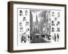 American Businessmen and Wall Street, New York, USA, 1877-null-Framed Giclee Print