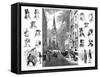 American Businessmen and Wall Street, New York, USA, 1877-null-Framed Stretched Canvas