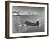 American C-46 Transport Flying "The Hump" a Long, Difficult Flight over the Himalayas-William Vandivert-Framed Premium Photographic Print