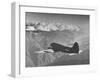 American C-46 Transport Flying "The Hump" a Long, Difficult Flight over the Himalayas-William Vandivert-Framed Premium Photographic Print