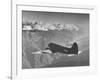 American C-46 Transport Flying "The Hump" a Long, Difficult Flight over the Himalayas-William Vandivert-Framed Photographic Print