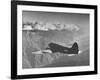 American C-46 Transport Flying "The Hump" a Long, Difficult Flight over the Himalayas-William Vandivert-Framed Photographic Print