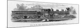 American Camden Train-null-Mounted Premium Giclee Print