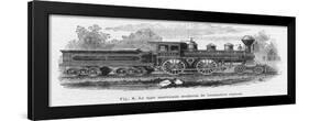 American Camden Train-null-Framed Art Print