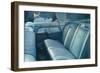 American Car Interior with Fishermen-null-Framed Art Print