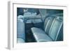 American Car Interior with Fishermen-null-Framed Art Print