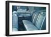 American Car Interior with Fishermen-Found Image Press-Framed Giclee Print