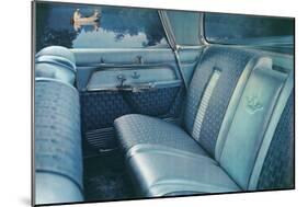 American Car Interior with Fishermen-Found Image Press-Mounted Giclee Print
