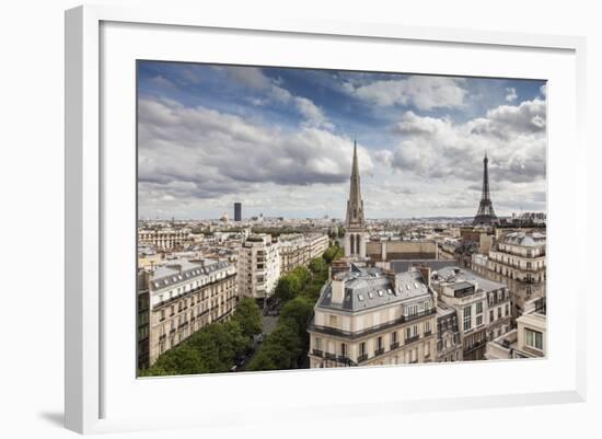 American Cathedral and the Eiffel Tower, Paris, France, Europe-Giles Bracher-Framed Photographic Print