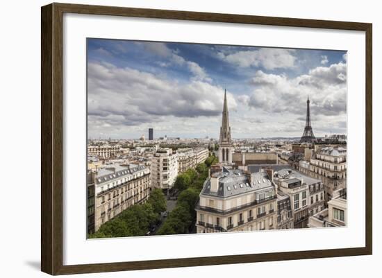 American Cathedral and the Eiffel Tower, Paris, France, Europe-Giles Bracher-Framed Photographic Print