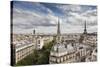 American Cathedral and the Eiffel Tower, Paris, France, Europe-Giles Bracher-Stretched Canvas