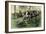 American Cavalry Charge Covering Retreat at the Battle of Hobkirk's Hill, Revolutionary War, 1781-null-Framed Giclee Print
