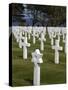 American Cemetery at Omaha Beach, Colleville-Sur-Mer, Normandy, France, Europe-null-Stretched Canvas