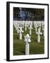 American Cemetery at Omaha Beach, Colleville-Sur-Mer, Normandy, France, Europe-null-Framed Photographic Print