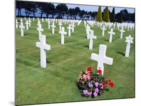American Cemetery (WWII), Omaha Beach, Colleville-Sur-Mer, Calvados, Normandy, France-Guy Thouvenin-Mounted Photographic Print