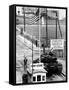 American Checkpoint on the Friedrichstrasse Crossing Point on the East-West Berlin Border-null-Framed Stretched Canvas