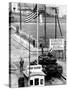 American Checkpoint on the Friedrichstrasse Crossing Point on the East-West Berlin Border-null-Stretched Canvas