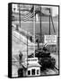 American Checkpoint on the Friedrichstrasse Crossing Point on the East-West Berlin Border-null-Framed Stretched Canvas