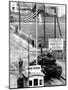 American Checkpoint on the Friedrichstrasse Crossing Point on the East-West Berlin Border-null-Mounted Photo