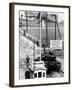 American Checkpoint on the Friedrichstrasse Crossing Point on the East-West Berlin Border-null-Framed Photo