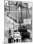 American Checkpoint on the Friedrichstrasse Crossing Point on the East-West Berlin Border-null-Mounted Photo