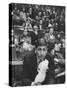 American Chess Champion Robert J. Fischer Eating Cotton Candy-Carl Mydans-Stretched Canvas