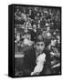 American Chess Champion Robert J. Fischer Eating Cotton Candy-Carl Mydans-Framed Stretched Canvas