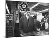 American Chess Champion Robert J. Fischer Playing Pinball-Carl Mydans-Mounted Premium Photographic Print