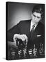 American Chess Champion Robert J. Fisher Playing a Match-Carl Mydans-Stretched Canvas