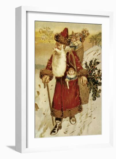 American Christmas Card-null-Framed Giclee Print