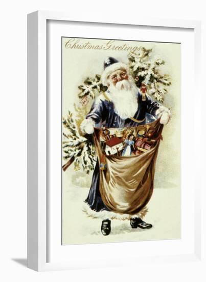 American Christmas Card-null-Framed Giclee Print