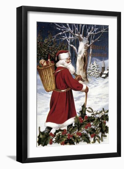 American Christmas Card-null-Framed Giclee Print