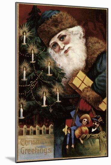 American Christmas Card-null-Mounted Giclee Print