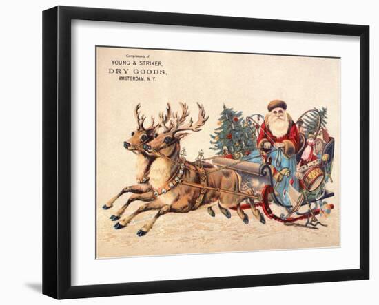 American Christmas Card-null-Framed Giclee Print