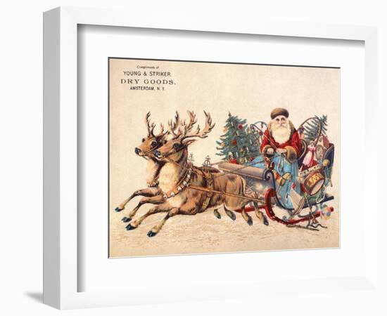 American Christmas Card-null-Framed Giclee Print