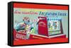 American Circus Television Truck-null-Framed Stretched Canvas