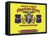 American Citizen Cigar Box Label-null-Framed Stretched Canvas