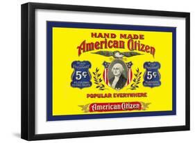 American Citizen Cigars-null-Framed Art Print