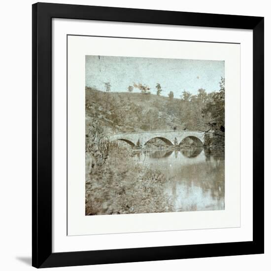 American Civil War: Antietam Bridge-null-Framed Giclee Print