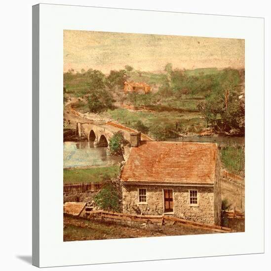 American Civil War: Bridge on the Boonsboro Pike-null-Stretched Canvas