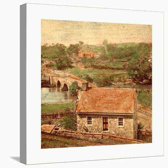 American Civil War: Bridge on the Boonsboro Pike-null-Stretched Canvas