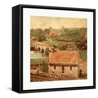 American Civil War: Bridge on the Boonsboro Pike-null-Framed Stretched Canvas