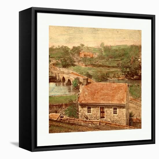 American Civil War: Bridge on the Boonsboro Pike-null-Framed Stretched Canvas