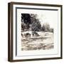 American Civil War: Burnside Bridge-null-Framed Giclee Print