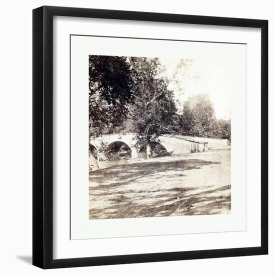 American Civil War: Burnside Bridge-null-Framed Giclee Print