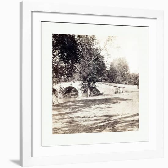 American Civil War: Burnside Bridge-null-Framed Giclee Print