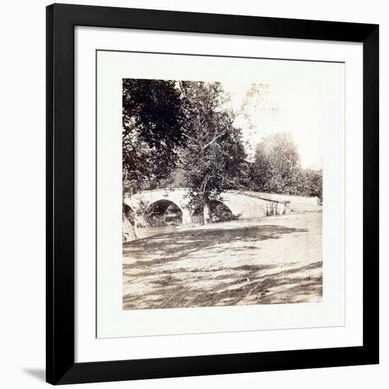 American Civil War: Burnside Bridge-null-Framed Giclee Print