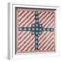 American Civil War Coverlet, Pieced and Quilted Calico, 1860-null-Framed Premium Giclee Print