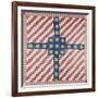 American Civil War Coverlet, Pieced and Quilted Calico, 1860-null-Framed Giclee Print